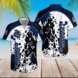 Vancouver Canucks Team Hawaiian Shirt 8, NHL Hawaiian Shirt