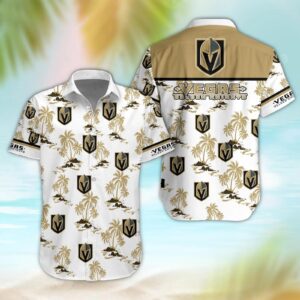 Vegas Golden Knights Aloha Shirt, NHL Hawaiian Shirt