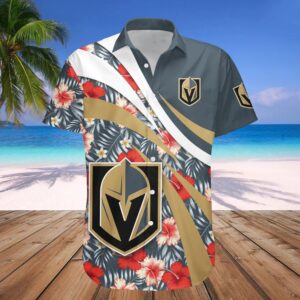Vegas Golden Knights Hawaiian Shirt Hibiscus Sport Style – NHL, NHL Hawaiian Shirt