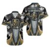 Vegas Golden Knights Hawaiian Shirt, Blooming Flowers Aloha Hawaiian Shirt, NHL Hawaiian Shirt