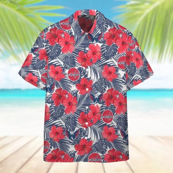 3D NHL Washington Capitals Personalized Hawaiian Shirt, NHL Hawaiian Shirt