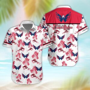 Washington Capitals Aloha Shirt, NHL Hawaiian Shirt