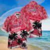 Washington Capitals Palm Tree Pattern Hawaiian Shirt, NHL Hawaiian Shirt