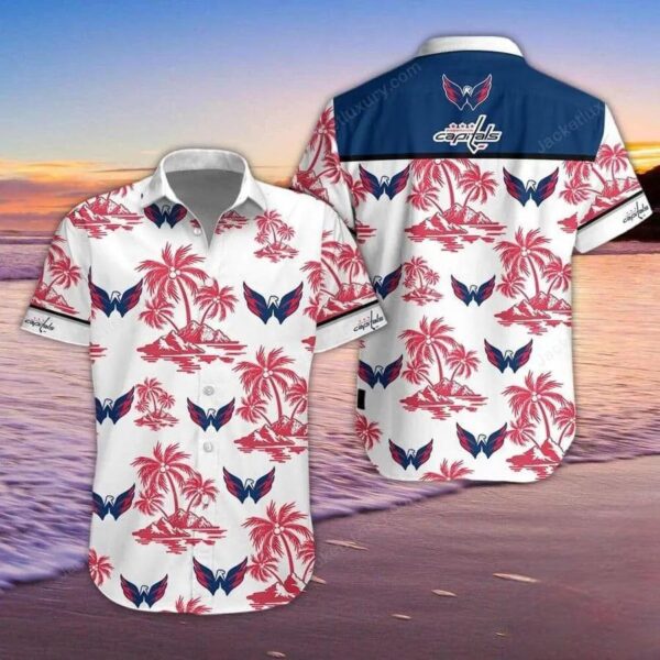 Washington Capitals Summer Shirt Hawaiian Shirt, NHL Hawaiian Shirt