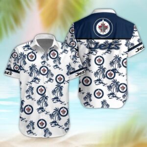 Winnipeg Jets Aloha Shirt, NHL Hawaiian Shirt
