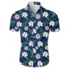 Winnipeg Jets Hawaiian Shirt Tropical Flower Summer, NHL Hawaiian Shirt