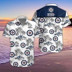 Winnipeg Jets Summer Shirt Hawaiian Shirt, NHL Hawaiian Shirt