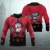 Atlanta Braves Halloween 3D Apparel, MLB Hoodie