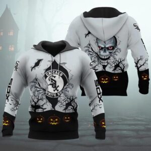 Chicago White Sox Halloween 3D Apparel, MLB Hoodie