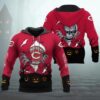 Cincinnati Reds Halloween 3D Apparel, MLB Hoodie