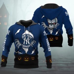New York Yankees Halloween 3D Apparel, MLB Hoodie