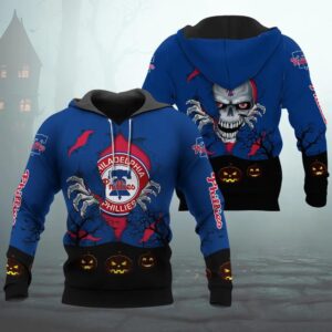 Philadelphia Phillies Halloween 3D Apparel, MLB Hoodie