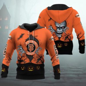 San Francisco Giants Halloween 3D Apparel, MLB Hoodie