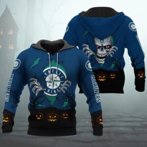 Seattle Mariners Halloween 3D Apparel, MLB Hoodie