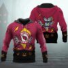Arizona Cardinals Halloween 3D Apparel, NFL Hoodie