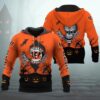 Cincinnati Bengals Halloween 3D Apparel, NFL Hoodie