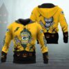 Green Bay Packers Halloween 3D Apparel, NFL Hoodie