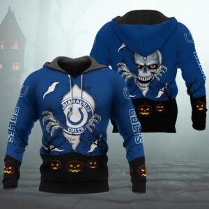 Indianapolis Colts Halloween 3D Apparel, NFL Hoodie