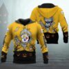 Pittsburgh Steelers Halloween 3D Apparel, NFL Hoodie