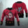 Tampa Bay Buccaneers Halloween 3D Apparel, NFL Hoodie