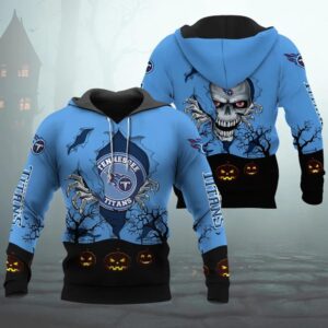 Tennessee Titans Halloween 3D Apparel, NFL Hoodie