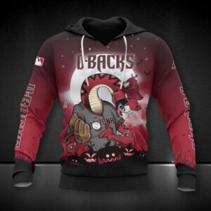 Arizona Diamondbacks Mascot All Over Print Apparel 1, MLB Hoodie