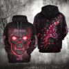 Atlanta Braves Lava Skull 3D Hoodie, MLB Hoodie