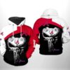 Atlanta Braves MLB Skull Punisher Hoodie, MLB Hoodie