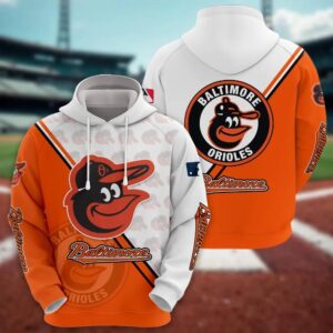 Baltimore Orioles Logo 3D Hoodie, MLB Hoodie
