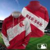 Boston Red Sox All Over Print Apparel, MLB Hoodie