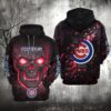 Chicago Cubs Lava Skull 3D Hoodie, MLB Hoodie