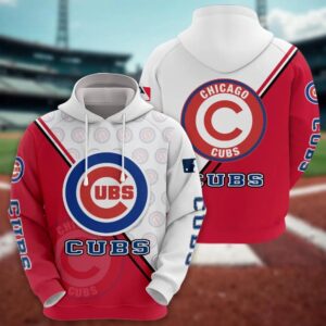Chicago Cubs Logo 3D Clothing, MLB Hoodie