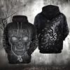 Chicago White Sox Lava Skull 3D Hoodie, MLB Hoodie