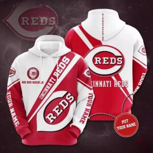 Cincinnati Baseball Team Redss 3D Hoodie 2, MLB Hoodie
