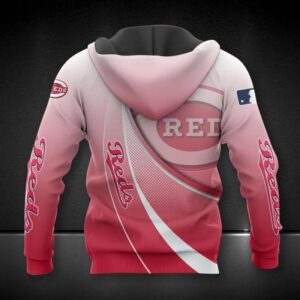 Cincinnati Reds Big Logo 3D Hoodie 1, MLB Hoodie