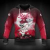 Cincinnati Reds Mascot All Over Print Apparel 1, MLB Hoodie