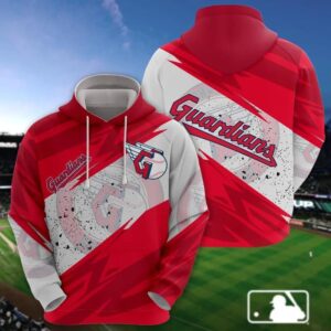 Cleveland Guardians All Over Print Apparel, MLB Hoodie