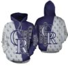 Colorado Baseball Team Rockiess 3D Hoodie, MLB Hoodie