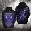 Colorado Rockies Lava Skull 3D Hoodie, MLB Hoodie