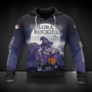 Colorado Rockies Mascot All Over Print Hoodie 1, MLB Hoodie