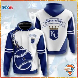 Kansas City Royals Flame Balls 3D Hoodie, MLB Hoodie