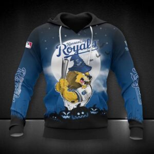 Kansas City Royals Mascot All Over Print Hoodie 1, MLB Hoodie