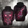 Los Angeles Angels Lava Skull 3D Hoodie, MLB Hoodie
