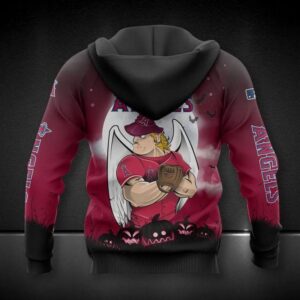Los Angeles Angels Mascot All Over Print 3D Hoodie 2, MLB Hoodie