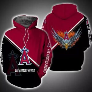 Los Angeles Baseball Team Angelss 3D Hoodie 1, MLB Hoodie