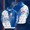 Los Angeles Dodgers Big Logo 3D Hoodie, MLB Hoodie