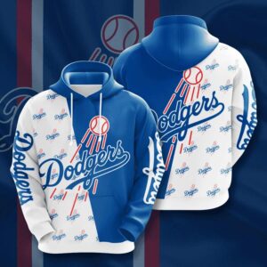 Los Angeles Dodgers Big Logo 3D Hoodie, MLB Hoodie