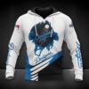 Los Angeles Dodgers Big Logo All Over Print Hoodie 1, MLB Hoodie