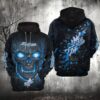 Los Angeles Dodgers Lava Skull 3D Hoodie, MLB Hoodie