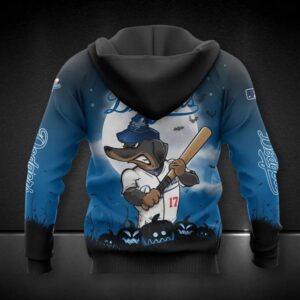 Los Angeles Dodgers Mascot All Over Print Hoodie 1, MLB Hoodie